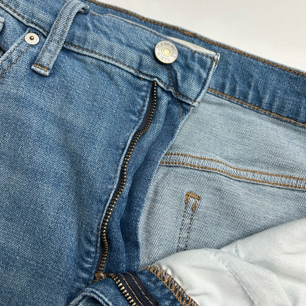 Madewell Slim Demi Boot Cut Jeans Size 30 Light Wash Denim Office Summer 30x25‎ - Picture 6 of 13